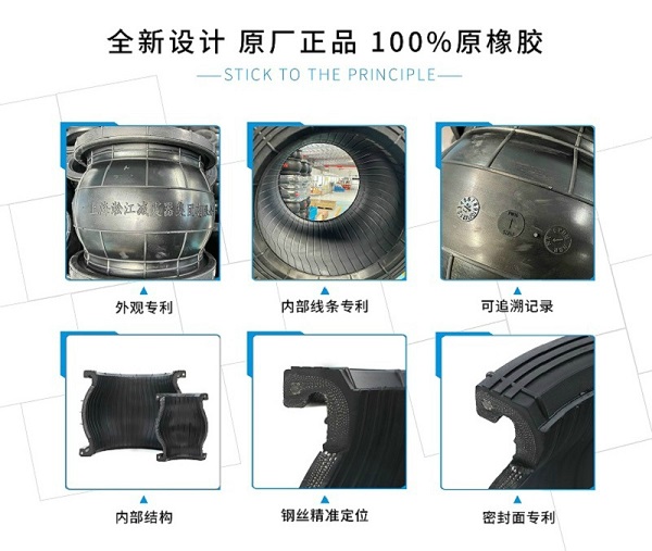 济南PN16软连接防震接头橡胶弹性好